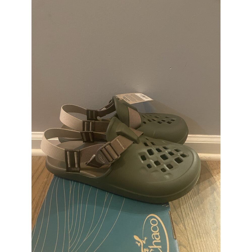 Chaco Men's Sandals in Olive and Taupe - Picture 5 of 7